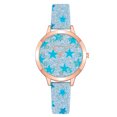 thumbnail image 1 of Bijoux en Liquidation Juxiaosho Montre Mode Femme Horloge en Acier Inoxydable Décontractée Robe Poignet Cristal Multicolore, 1 of 1