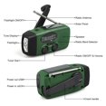 thumbnail image 4 of Dsseng Emergency Radio  Solar Hand Crank Self-Powered Weather Radio with 2000mAh Rechargeable Battery  Bright LED Flashlight  for Household Emergency  Outdoor Survival, 4 of 7