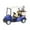 Blue, variant on 1:36 Scale Die-Cast Metal Golf Cart Model Toy 4.5 Inches Removable Cue Pull Back Action Real Rubber Wheels Multi-Color