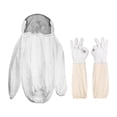 thumbnail image 4 of Chaqueta de apicultor, traje de apicultor, con guantes, bolsillo delantero, de protección transpirable premium, chaqueta de apicultor para, 4 of 8