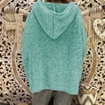 thumbnail image 4 of Pntutb mujeres moda suelta gran tamaño Color sólido capucha manga larga suéter tops Pntutb Pntutb-717, 4 of 8
