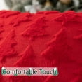 thumbnail image 2 of YCLife Christmas Tree Throw Pillows for Couch 18x18 inch Soft Plush Corduroy Square Pillow for Sofa, Xmas Decorative Pillows for Living Room Bedroom, Throw Pillows Under 5$, 1Pack, Red, 2 of 6