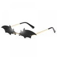thumbnail image 1 of Gafas de sol de murciélago sin montura, gafas góticas para mujeres y hombres, Halloween, 1 of 4