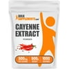 BulkSupplements.com Cayenne Extract Powder - Cayenne Pepper Extract - Herbal Supplement - Cayenne Pepper Supplements - Blood Circulation Supplements - Capsaicin Supplements (500 Grams - 1.1 lbs)