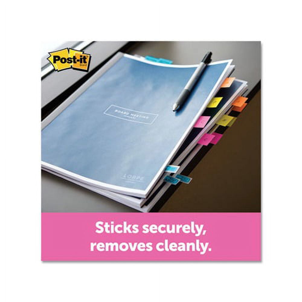 Page Flags in Desk Grip Dispenser 1 x 1 3/4, Yellow, 200/Dispenser