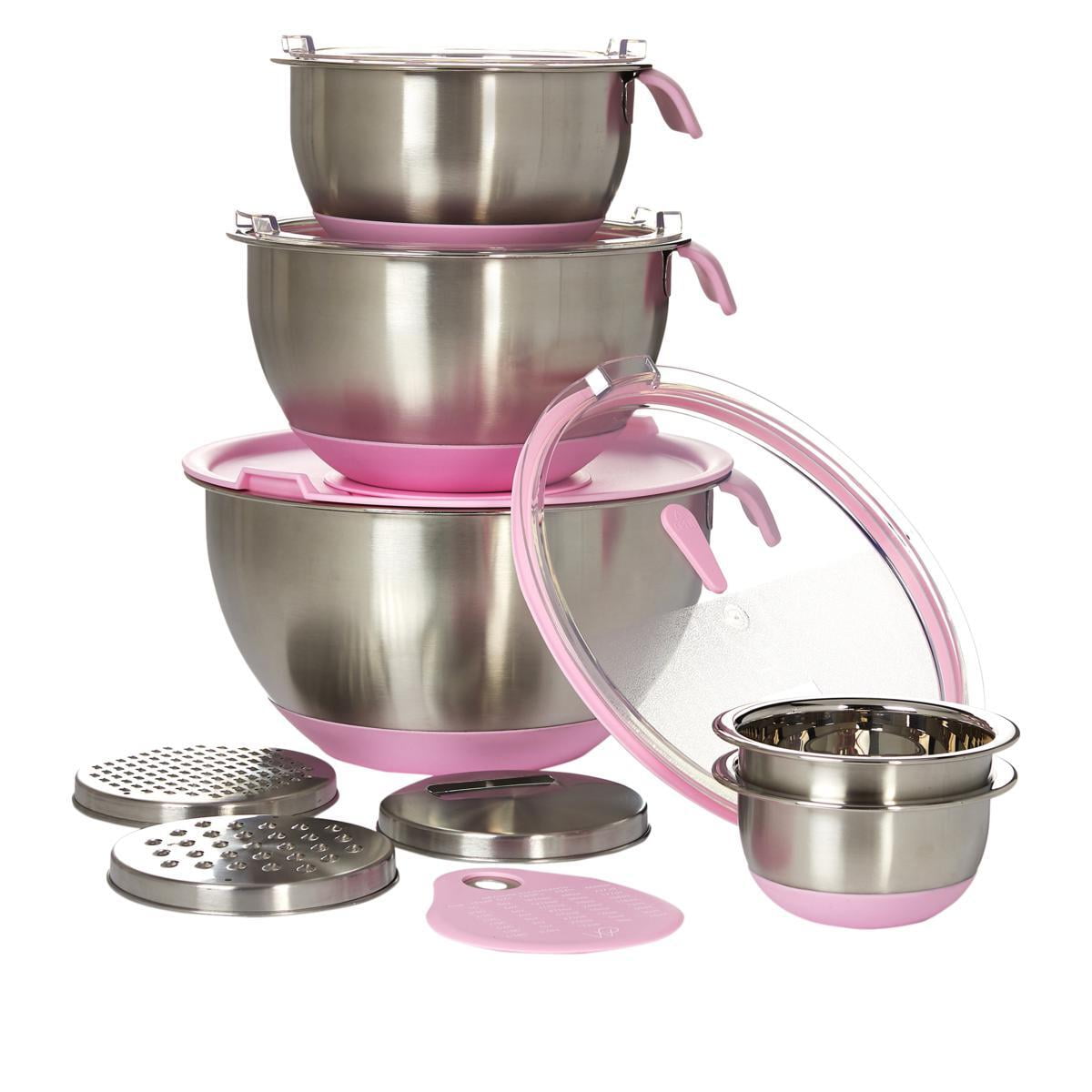 wolfgang puck stainless steel mixing bowls 8 pc wolfgang puck stainless steel mixing bowls 8 pc