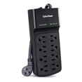 thumbnail image 2 of CyberPower B808 - 500 Joule Black Surge Protector with 8 Outlets and 8 ft Cord, 2 of 7