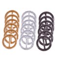 thumbnail image 1 of 18pcs Resin T-Shirt Clips for Clothing Use Durable and Smooth Assorted Color, 1 of 8