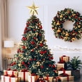 thumbnail image 7 of Christmas Tree Topper, CXALSSY Christmas Tree Star, 7.9 Inch Gold Tree Topper for Indoor Outdoor Decoration, Unique Luxury Christmas Tree Toppers 2024, 7 of 7