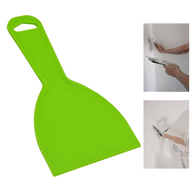 Espátula de plástico para masilla, raspador de plástico para masilla para paneles de yeso, cinta adhesiva 4 pulgadas