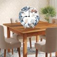 thumbnail image 5 of ZXCXRQFa Crab Blue And Coral Round Wood Wall Clock, 10 Inch Battery Operated Analog Quiet Desk Clock for Home,Kitchen,Office,School,Bathroom, 5 of 7