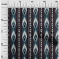 thumbnail image 1 of oneOone Organic Cotton Voile Fabric Stripe & Geometric Ikat Print Fabric By The Yard 42 Inch Wide, 1 of 4
