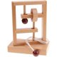 thumbnail image 4 of KAIYANG Juego de 4 piezas de rompecabezas de cuerda de madera clásico, rompecabezas de anillo, solución de cuerda, acertijo, 4 of 5