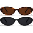 thumbnail image 3 of Gafas de sol GFUIARA Ovaladas Fashion con protección UV400 para mujeres y hombres, 3 of 6