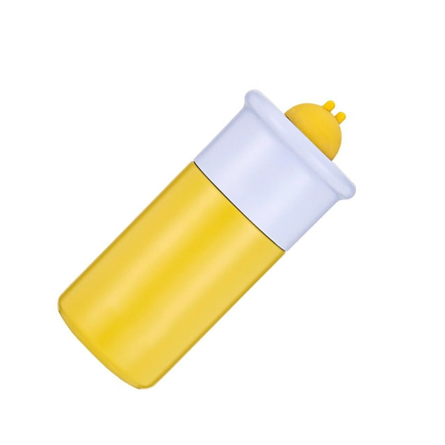 Botella de agua térmica Cateissary 200ML acero inoxidable a prueba de fugas amarillo