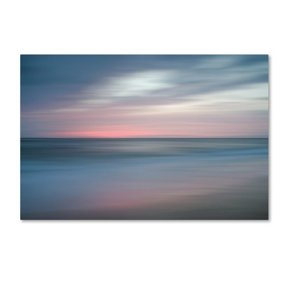 Trademark Fine Art 'The Colors of Evening on the Beach' Canvas Art by PIPA Fine Art