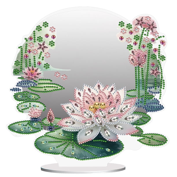 DIY Diamond Art Mirror 5D Painting Espejo Acrílico Animal