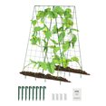 thumbnail image 1 of VEVOR A-Frame Cucumber Trellis 46" x 32" Foldable Metal Garden Trellis, 1 of 9