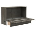 thumbnail image 5 of Queen Size Solid Wood Platform Bed with Built-In Charging Station and a Shelf, Wooden Slats Support, Storage Platform Bed, No Box Spring Needed, Easy Assembly(Antique Grey, Queen), 5 of 11