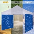 thumbnail image 2 of Panel lateral para toldo COOSHADE Instant SunWall 10x10 azul, paquete de 1, 2 of 6