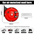 thumbnail image 7 of High-Output Train Horn Kit for Trucks - DOT-Compliant Electric Air Horn, Waterproof 12V Snail Dual-Tone for Motorcycle, SUV, Boat & RV, 7 of 7