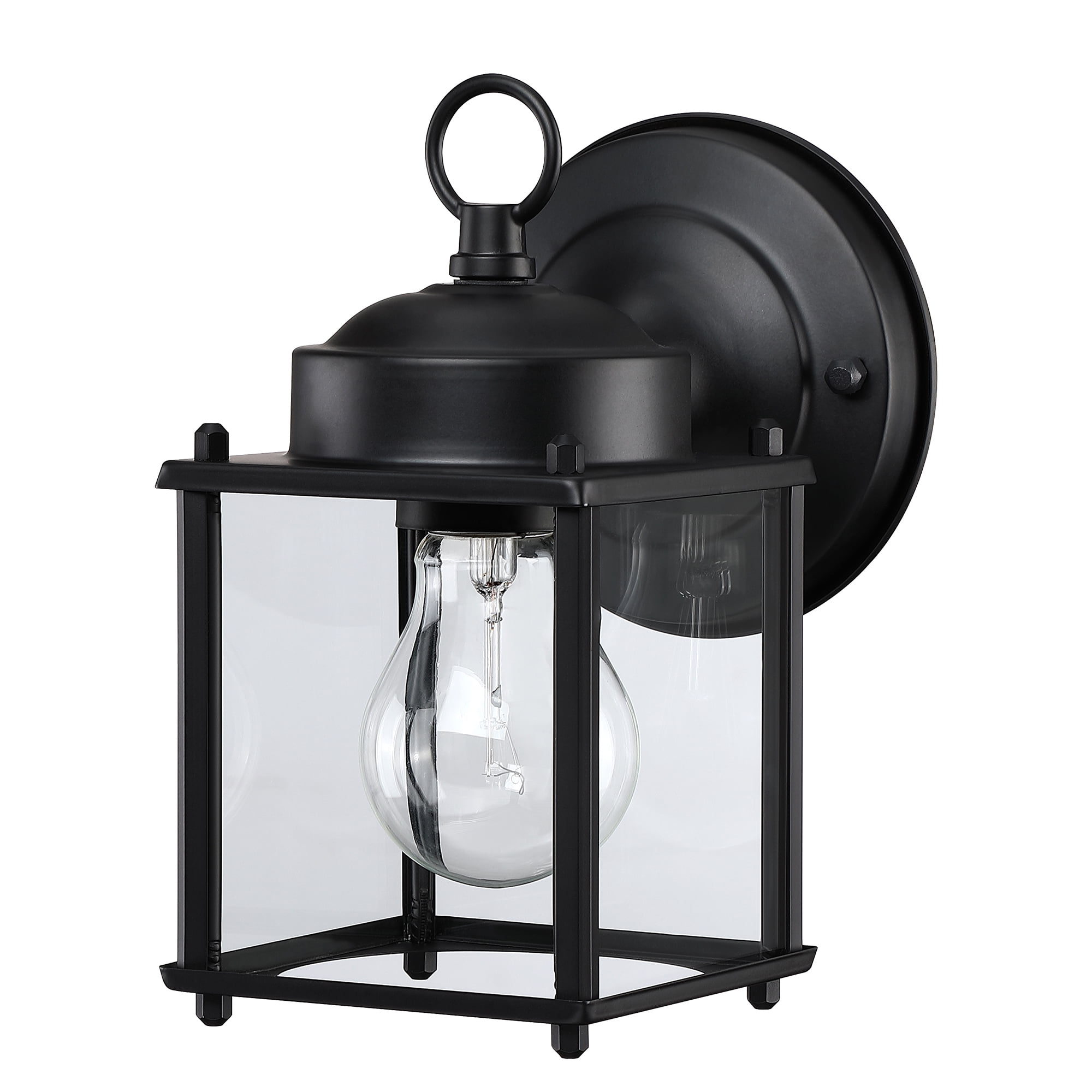 8.06"H Outdoor Wall Lights Matte Black Outdoor Light Fixtures Wall Mount Porch Lighting for House, Hallway, Garage, Doorway 2-Pack