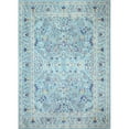 thumbnail image 3 of Bashian E110-LBL-5X7.6-5394A Bashian Everek Collection Transitional Polypropylene Machine Made Area Rug, Light Blue - 5 ft. x 7 ft. 6 in., 3 of 7