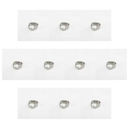 

10pcs Cute Metal Finger Ring Bottle Opener Bar Beer Tool Cap Opener Remover