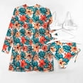 thumbnail image 4 of Viikei Bikini Set Swimwear for Women Summer Plus Size 3 Piece Fashion Printed Push-Up Padded Swimsuits, 4 of 6