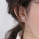 thumbnail image 2 of 9 Pairs Cute Stud Earrings For Girls Hypoallergenic Earrings Polymer Clay Stud Earrings Set Colorful Earrings For Girls And Women, 2 of 4