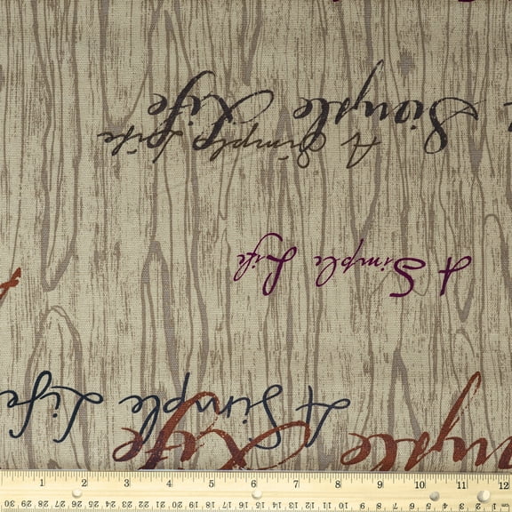 Waverly Inspirations 100% Cotton Duck 45" Width WoodLand Color Sewing Fabric by the Yard