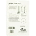 NOVA Medical Products Walker Glide Skis, Gray