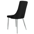 thumbnail image 4 of Set of 2 Mid Century Side Chair, Black, 4 of 7
