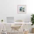 thumbnail image 3 of Stupell Industries Contemporary Sapphire and Gold Florals Birch Framed Print Under Glass, 13 x 13, by Creative Studio, 3 of 8