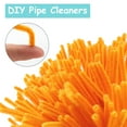 thumbnail image 3 of Pipe Cleaners Craft, 100pcs Orange Pipe Cleaner for Making Carrot, 6mm X 12" Orange Stems Pipe Cleaner, 3 of 5