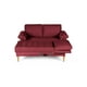thumbnail image 2 of Sala Modular Reversible Makora Cavalli Con Memory Foam, Color Rojo, Lino Respaldo Reclinable De 3 posiciones., 2 of 10