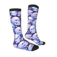 thumbnail image 3 of Vsdgher Skull star crystal Print Thigh High Socks Extra Long Stretchy Sock Women Over Knee High Opaque Stocking Daily Wear, 3 of 5