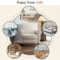 thumbnail image 5 of TrumanPick Linen Accent Chairs Upholstered Armchair with Nail-Head Trim Cozy Arm Chair for Living Room Bedroom,Beige, 5 of 6