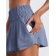 thumbnail image 3 of Shorts CRZ YOGA Oasis Azul Cintura Alta con Bolsillo y Cierre M, 3 of 4