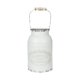 thumbnail image 4 of Jarra de leche, jarrón de metal para flores, elegante cubo decorativo de hierro con asa para bodas, porche, sala de estar, dormitorio y decoración., 4 of 8