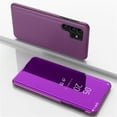 thumbnail image 1 of Mirror Vertical Protective Case for Samsung Galaxy S23 Ultra Full Body Protection Curved Streamer Plating Fashion Kickstand Shockproof Scratch-Resistant Case for Samsung S23 Ultra,A, 1 of 7