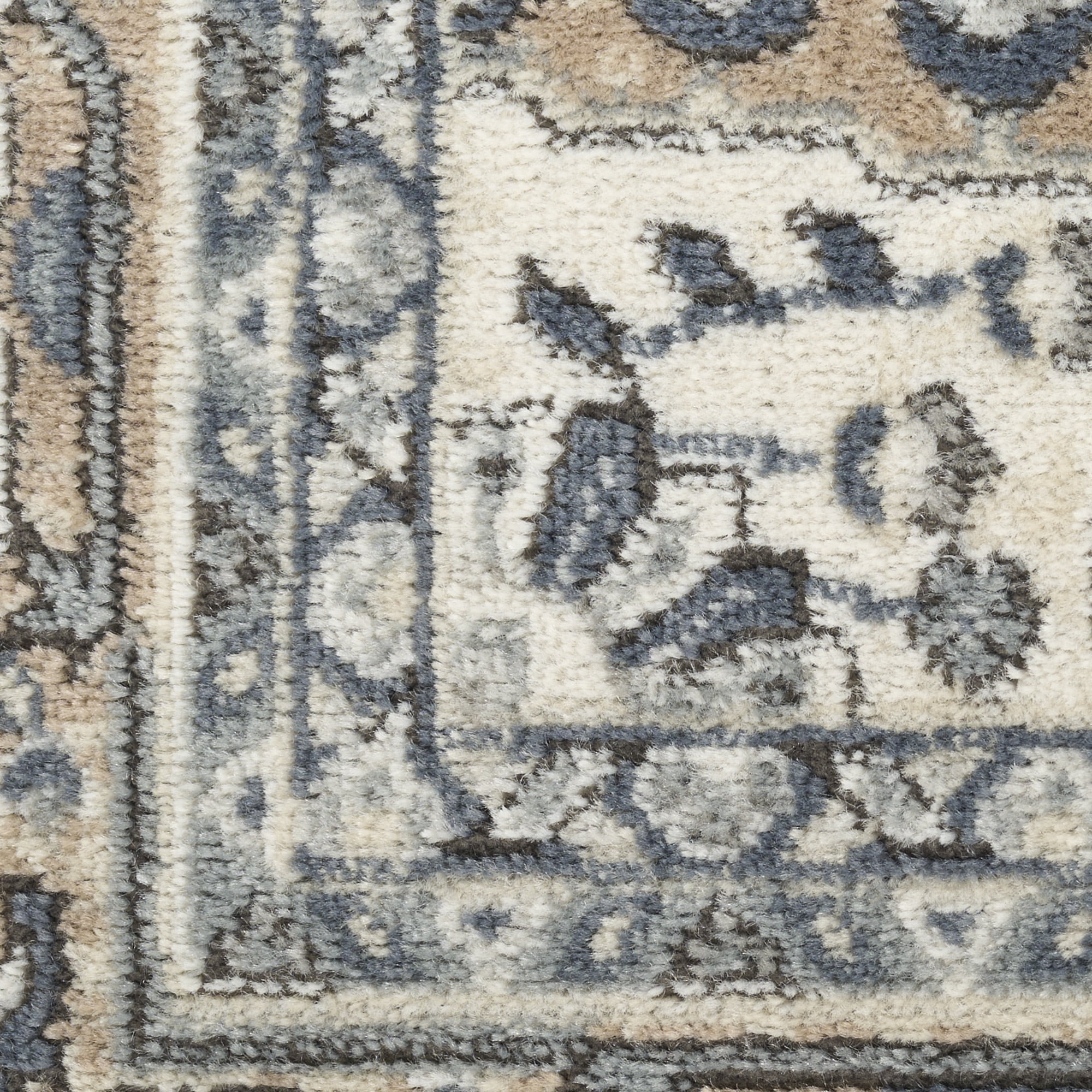 Nourison Concerto 2'2" x 7'6 Ivory Taupe Vintage Indoor Rug