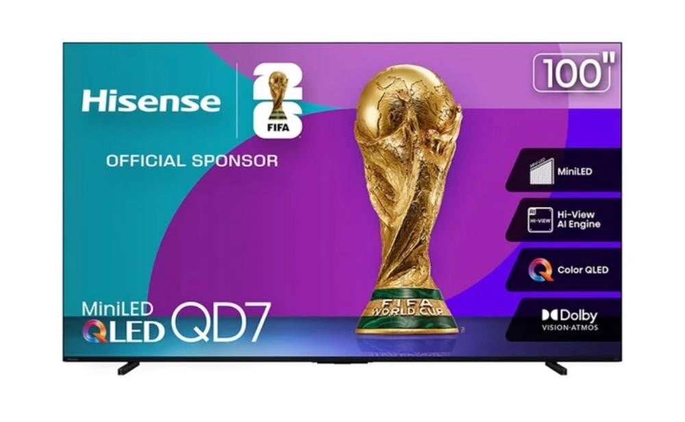 TV 100 Pulgadas Smart TV Google. TV QLED 4K 100QD7N.