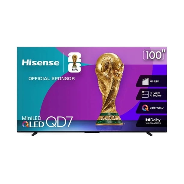 TV 100 Pulgadas Smart TV Google. TV QLED 4K 100QD7N.