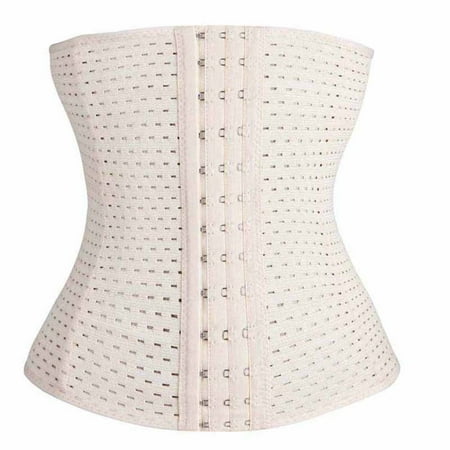

POP CLOSETS Waist Trainer for Women Underbust Sport Girdle Corsets Hourglass Body Shaper Waist Cincher Shapewear with Steel Bones Extender