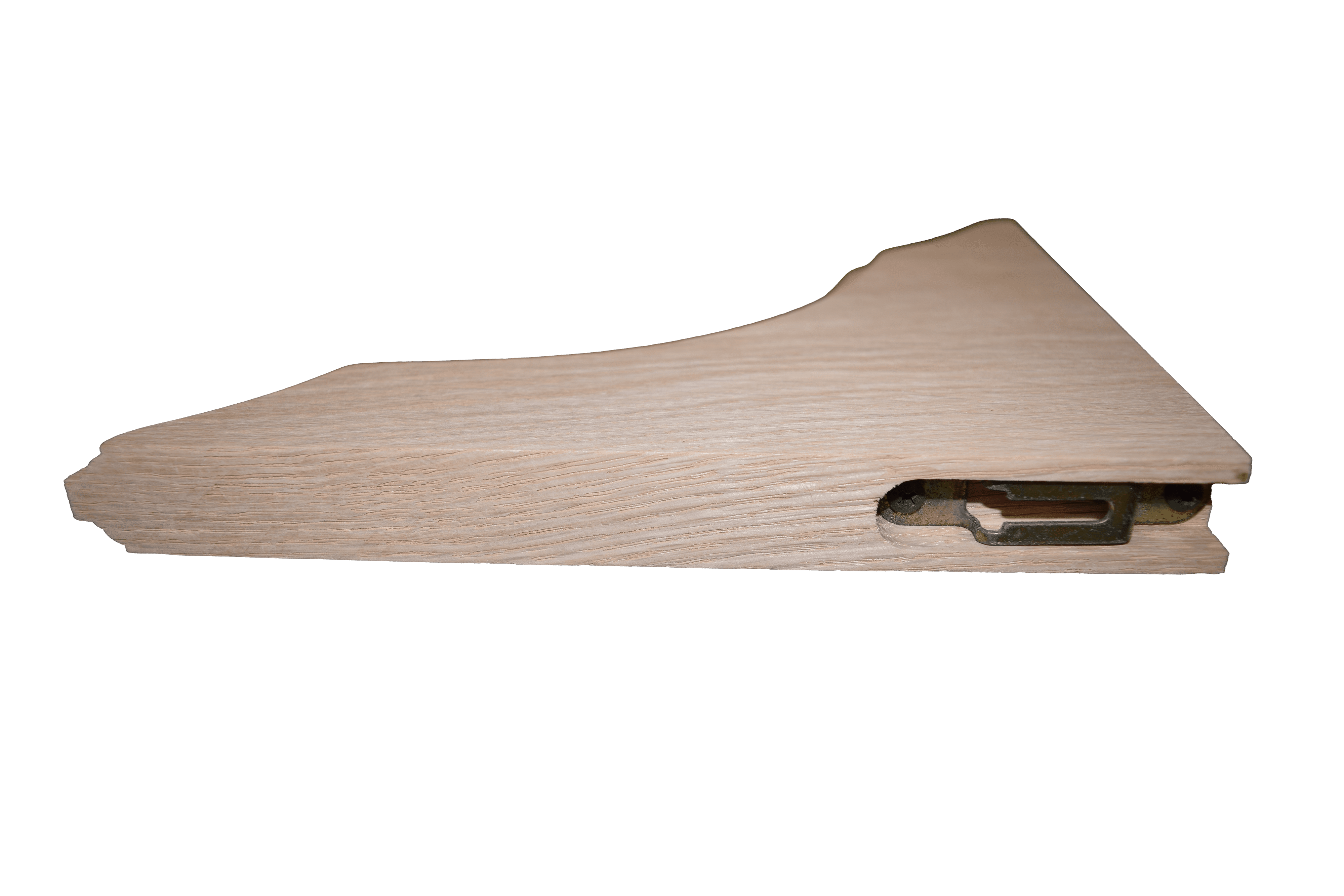 BingLTD - 8 1/4 Inch Oak Shelf Support Bracket - Set of 2 (BRK825-OAK-UNF)