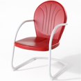 thumbnail image 3 of Home Square Griffith 2 Piece Metal Patio Chair Set in Red and Sky Blue, 3 of 13