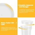 thumbnail image 4 of 48 Pack Food Storage Containers with Lids,16 oz Deli Containers,16oz Plastic Containers,Deli Food Storage Containers with Airtight Lids,Meal Prep Containers,BPA Free,Microwave/Freezer Safe, 4 of 8
