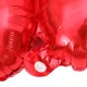 thumbnail image 4 of RomaMX 50 piezas encantadora forma de corazón de cuatro hojas de trébol globos de papel de aluminio decoración de fiesta globo para boda festival de cumpleaños (rojo), 4 of 7