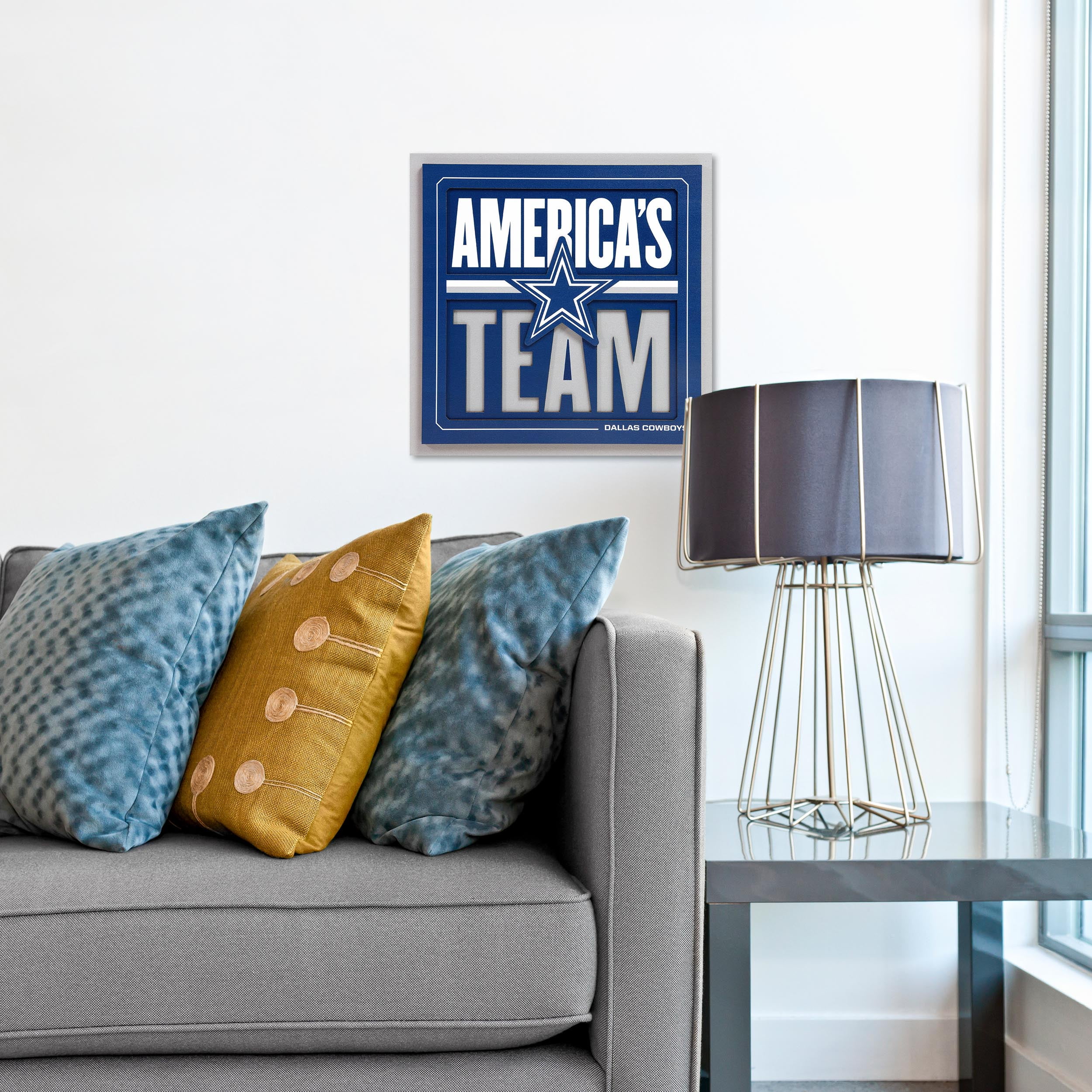 YouTheFan NFL Dallas Cowboys Slogan Series 3D Wall Art